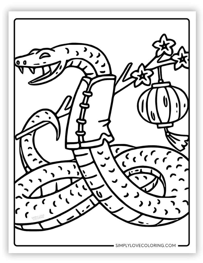chinese new year coloring pages (free pdf printables) - simply